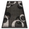 Alfombra De Cuerda Sisal Floorlux 20078 Negro/plateado  200x290 Cm