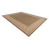 Alfombra De Cuerda Sisal Floorlux 20014 Color Café/color Maíz 240x330 Cm