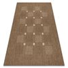 Alfombra De Cuerda Sisal Floorlux 20079 Color Café/color Maíz 240x330 Cm