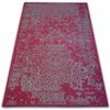 Alfombra Vintage 22208/082 Burdeos/gris Roseta Clásica 200x290 Cm