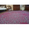 Alfombra Vintage 22208/082 Burdeos/gris Roseta Clásica 200x290 Cm