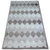 Alfombra Acrílica Yazz 3766 Enrejado Trébol Marroquí Beige Oscuro/m 133x190 Cm