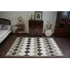 Alfombra Acrílica Yazz 3766 Enrejado Trébol Marroquí Beige Oscuro/m 133x190 Cm