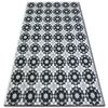 Alfombra Lisboa 27206/356 Flores Gris 160x230 Cm