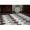 Alfombra Acrílica Yazz 3766 Enrejado Trébol Marroquí Beige Oscuro/m 240x330 Cm