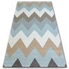 Alfombra Argent - W4936 Zigzag Azul 133x190 Cm