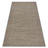 Alfombra De Cuerda Sisal Floorlux 20389 Tonos De Gris Pardo Y Color Ch 60x110 Cm