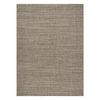 Alfombra De Cuerda Sisal Floorlux 20389 Tonos De Gris Pardo Y Color Ch 60x110 Cm