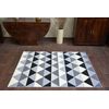 Alfombra Bcf Base Triangles 3813 Triángulos Negro/gris 160x220 Cm