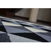 Alfombra Bcf Base Triangles 3813 Triángulos Negro/gris 160x220 Cm