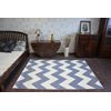 Alfombra Bcf Base Zick 3963 Zigzag Gris 160x220 Cm