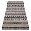 Alfombra De Cuerda Sisal Floorlux 20510 Plateado/negro 120x170 Cm