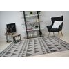 Alfombra Sense Micro 81243 Triángulos Plateado/antracita 80x150 Cm