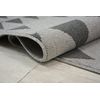 Alfombra Sense Micro 81243 Triángulos Plateado/antracita 80x150 Cm