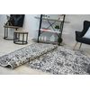 Alfombra Sense Micro 81260 Vintage Blanco/antracita 120x170 Cm