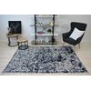 Alfombra Sense Micro 81260 -  Vintage Blanco/azul 160x230 Cm