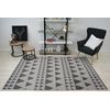 Alfombra Sense Micro 81243 Triángulos Plateado/antracita 160x230 Cm