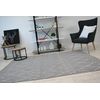 Alfombra Sense Micro 81249 Zigzag Etno Plateado/blanco 160x230 Cm