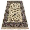 Alfombra De Jacquard Windsor 22933 Recuadro Flores Marfil 60x100 Cm