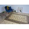 Alfombra De Jacquard Windsor 22933 Recuadro Flores Marfil 60x100 Cm