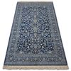 Alfombra De Jacquard Windsor 22935 Flores Azul Oscuro 60x100 Cm