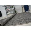 Alfombra De Cuerda Sisal Loft 21126 Tonos De Plateado/marfil/gris 60x110 Cm