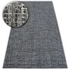 Alfombra De Cuerda Sisal Loft 21126 Tonos De Plateado/marfil/gris 80x150 Cm