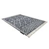 Alfombra Berber Tanger B5940 Gris/blanco Franjas Bereber Marroquí Sha 140x190 Cm