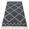 Alfombra Berber Asila B5970 Gris/blanco Franjas Bereber Marroquí Shag 140x190 Cm