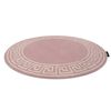 Alfombra Hampton Grecos Círculo Rosa Circulo 120 Cm