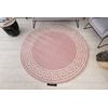 Alfombra Hampton Grecos Círculo Rosa Circulo 120 Cm