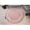 Alfombra Hampton Lux Círculo Rosa Circulo 120 Cm