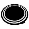 Alfombra Hampton Cadre Círculo Negro Circulo 140 Cm