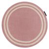 Alfombra Hampton Cadre Círculo Rosa Circulo 140 Cm