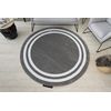 Alfombra Hampton Cadre Círculo Gris Circulo 140 Cm