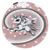Alfombra Petit Pony Poni Círculo Rosa Circulo 120 Cm