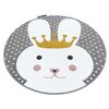 Alfombra Petit Bunny Conejito Conejo Círculo Gris Circulo 140 Cm