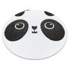 Alfombra Petit Panda Círculo Blanco Circulo 140 Cm