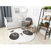 Alfombra Petit Panda Círculo Blanco Circulo 140 Cm