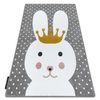 Alfombra Petit Bunny Conejito Conejo Gris 140x190 Cm