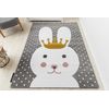 Alfombra Petit Bunny Conejito Conejo Gris 140x190 Cm