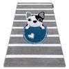 Alfombra Petit Bulldog Perro Gris 140x190 Cm