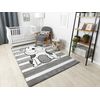 Alfombra Petit Puppy Perrito Cachorro Gris 140x190 Cm