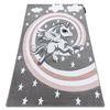 Alfombra Petit Pony Poni Gris 140x190 Cm