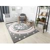 Alfombra Petit Pony Poni Gris 140x190 Cm