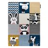 Alfombra Petit Zoo Animales Crema/gris 180x270 Cm