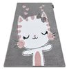 Alfombra Petit Kitty Gato, Gatito Gris 180x270 Cm