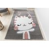 Alfombra Petit Kitty Gato, Gatito Gris 180x270 Cm