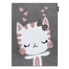 Alfombra Petit Kitty Gato, Gatito Gris 200x290 Cm