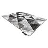 Alfombra Alter Nano Triángulos Gris 80x150 Cm